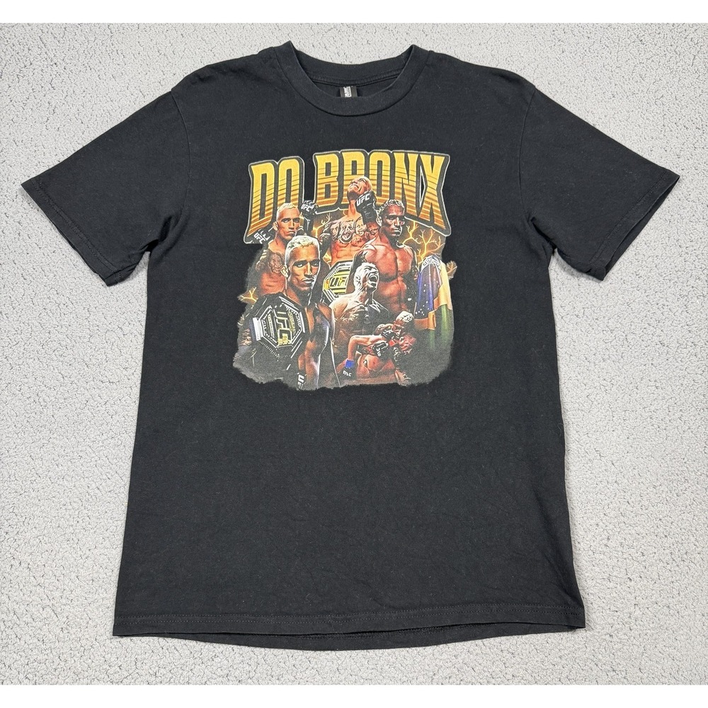 Charles Oliveira Do Bronx Shirt Mens Medium Gildan Black UFC Graphic Tee